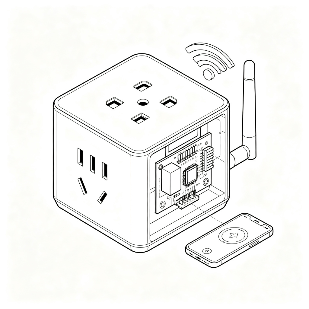 智能WiFi插座PCBA方案