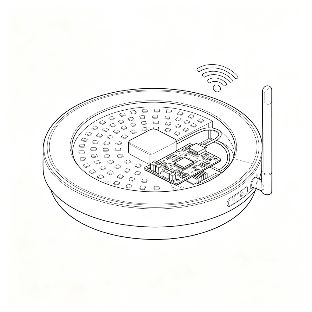 智能LED吸顶灯PCBA方案