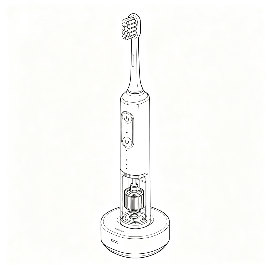 电动牙刷PCBA方案